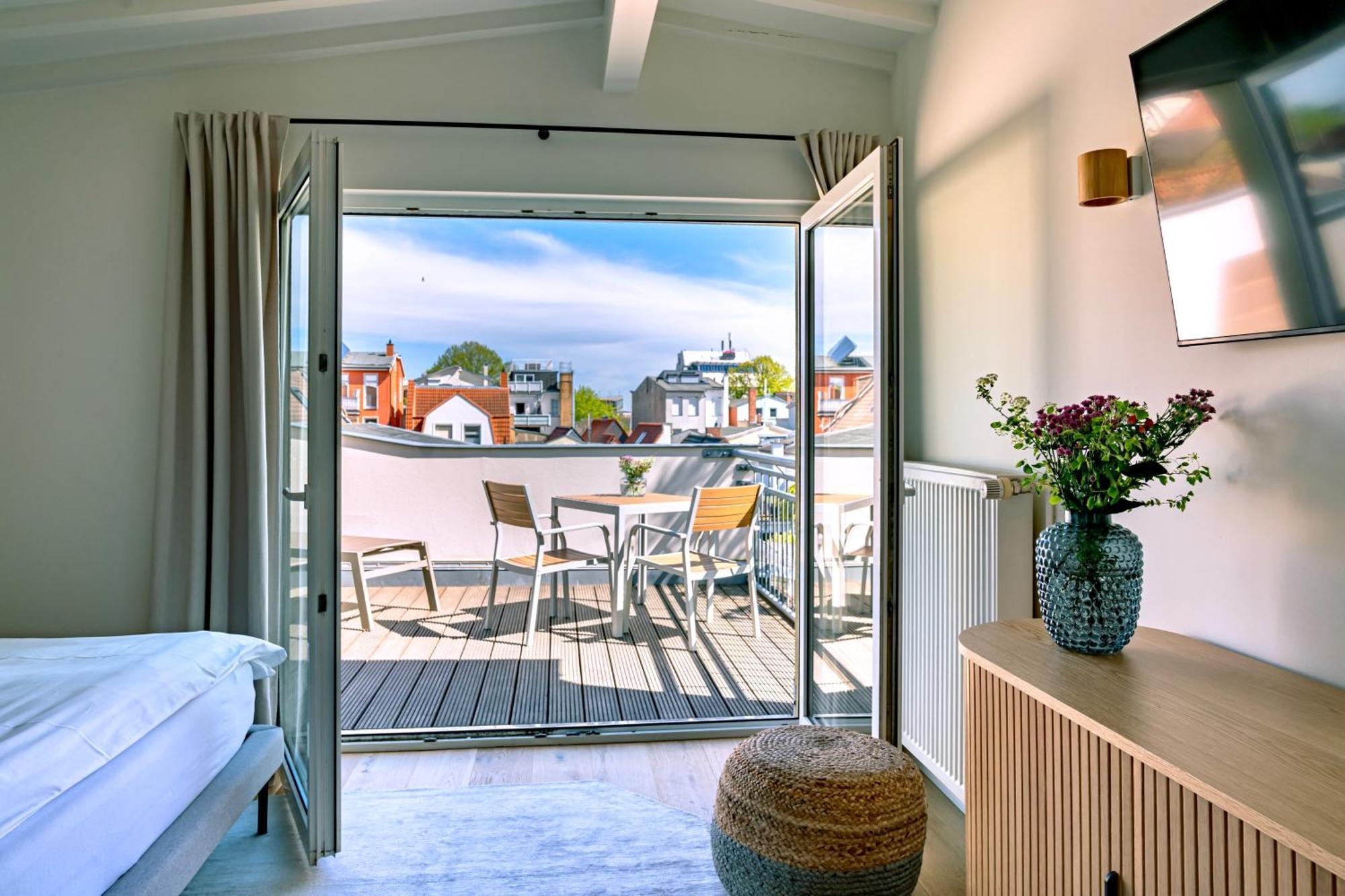 Kapitaenshaus Friedrich Franz - Premium Apartments 200 Meter Vom Strand Und Alten Strom Rostock Exterior photo